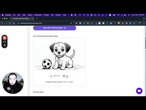 AiColoring.Art gallery image