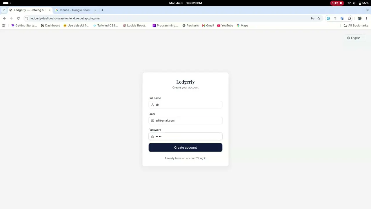 Ledgerly — Multi-Role SaaS Dashboard gallery image