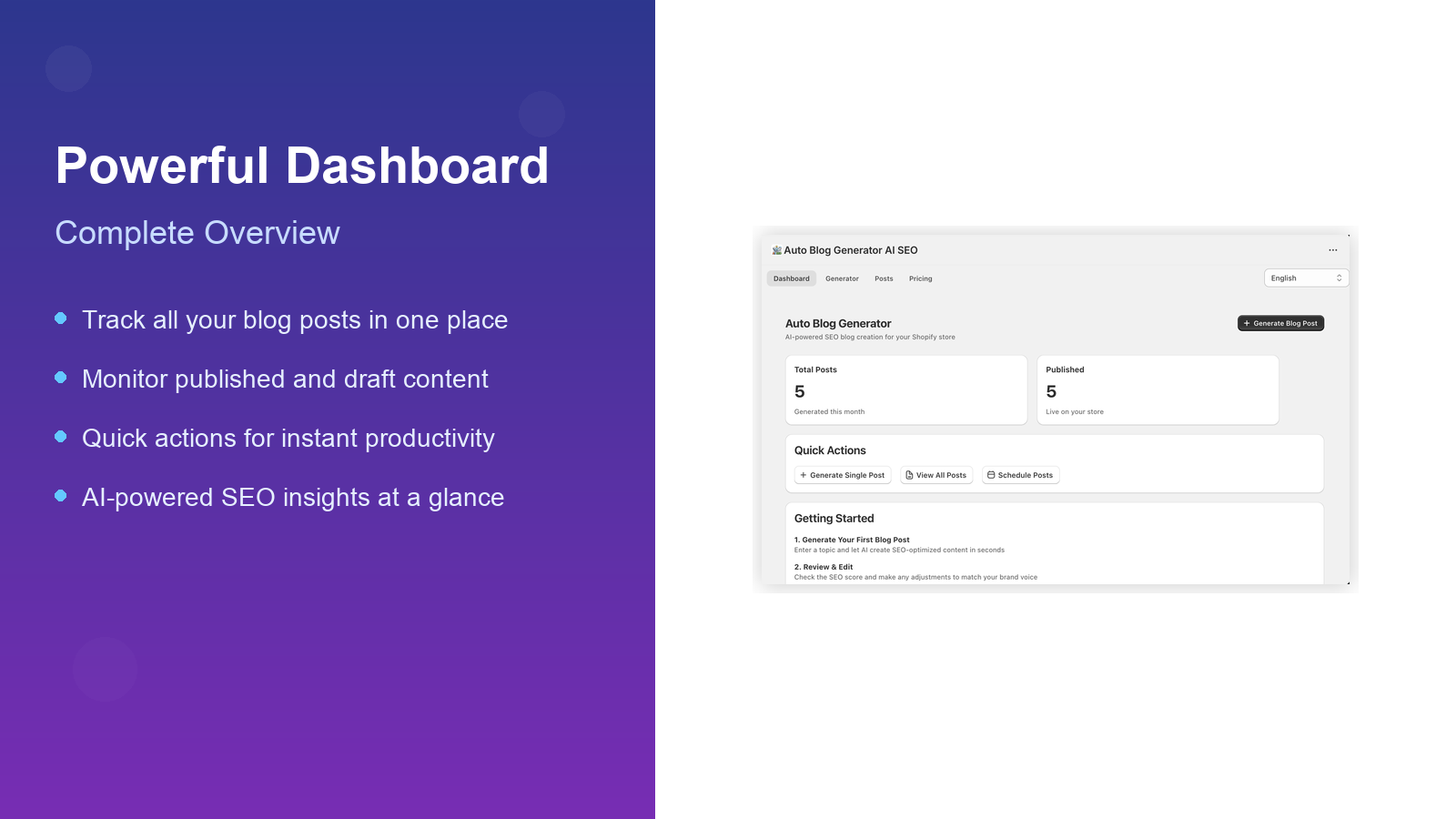 Auto Blog Generator: AI SEO gallery image