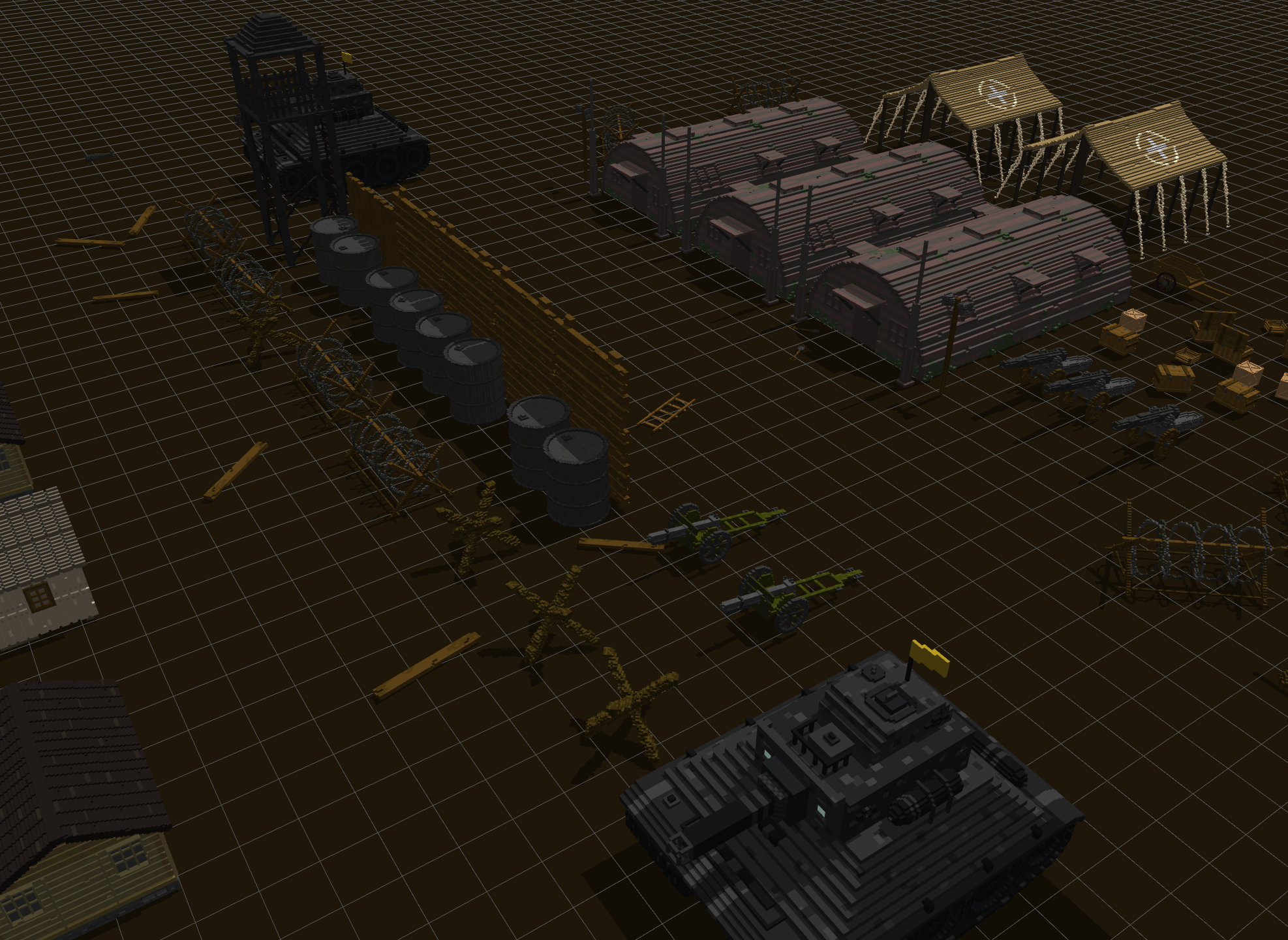 Voxel World War Assets gallery image