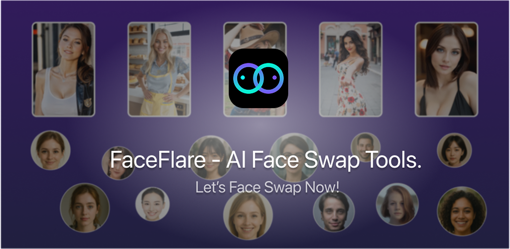 Media Faceflare - Công cụ hoán đổi mặt AI - Công cụ hoán đổi mặt AI cho Android, được xử lý cục bộ. 2