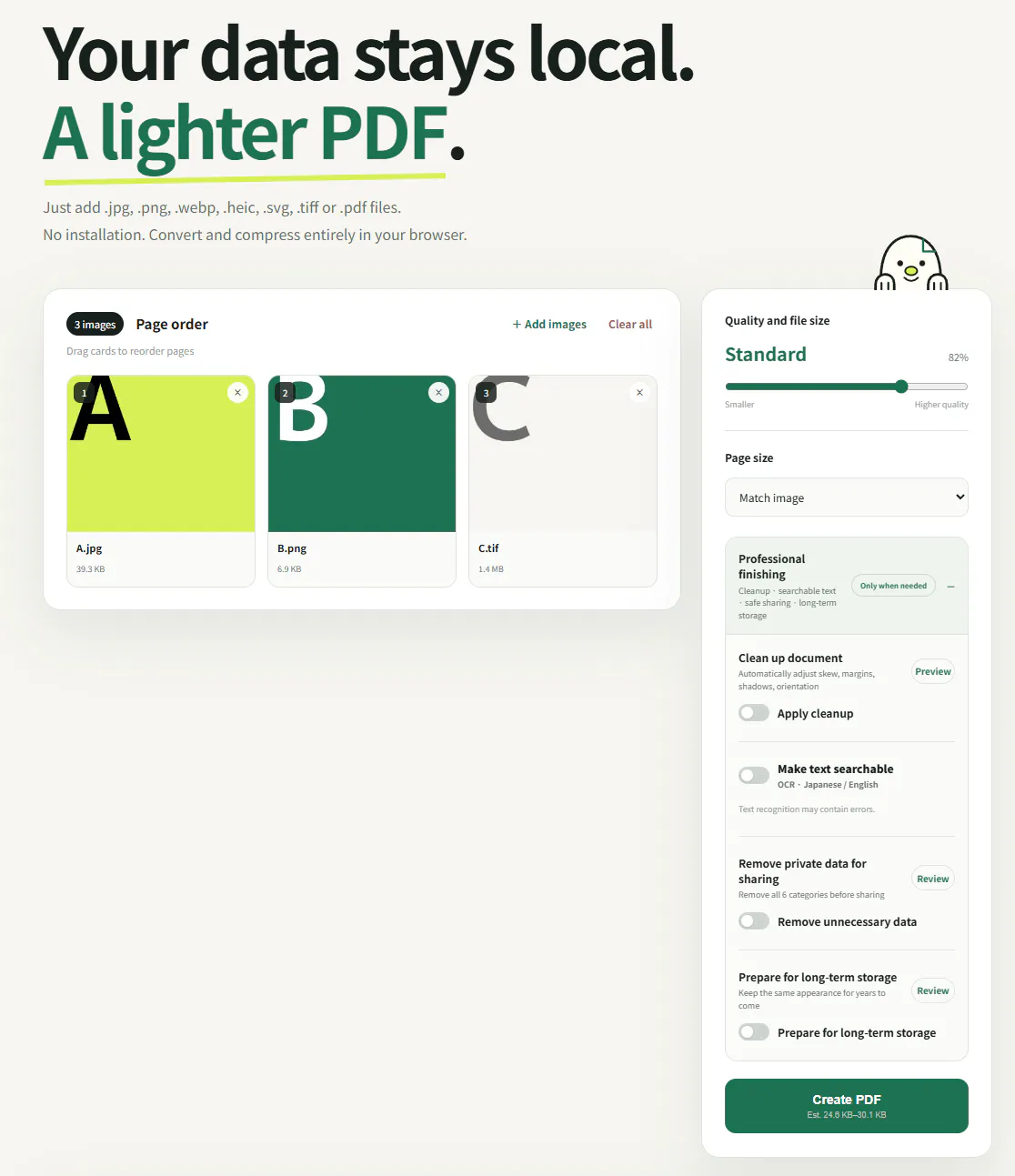 Lirumi LocalPDF screenshot