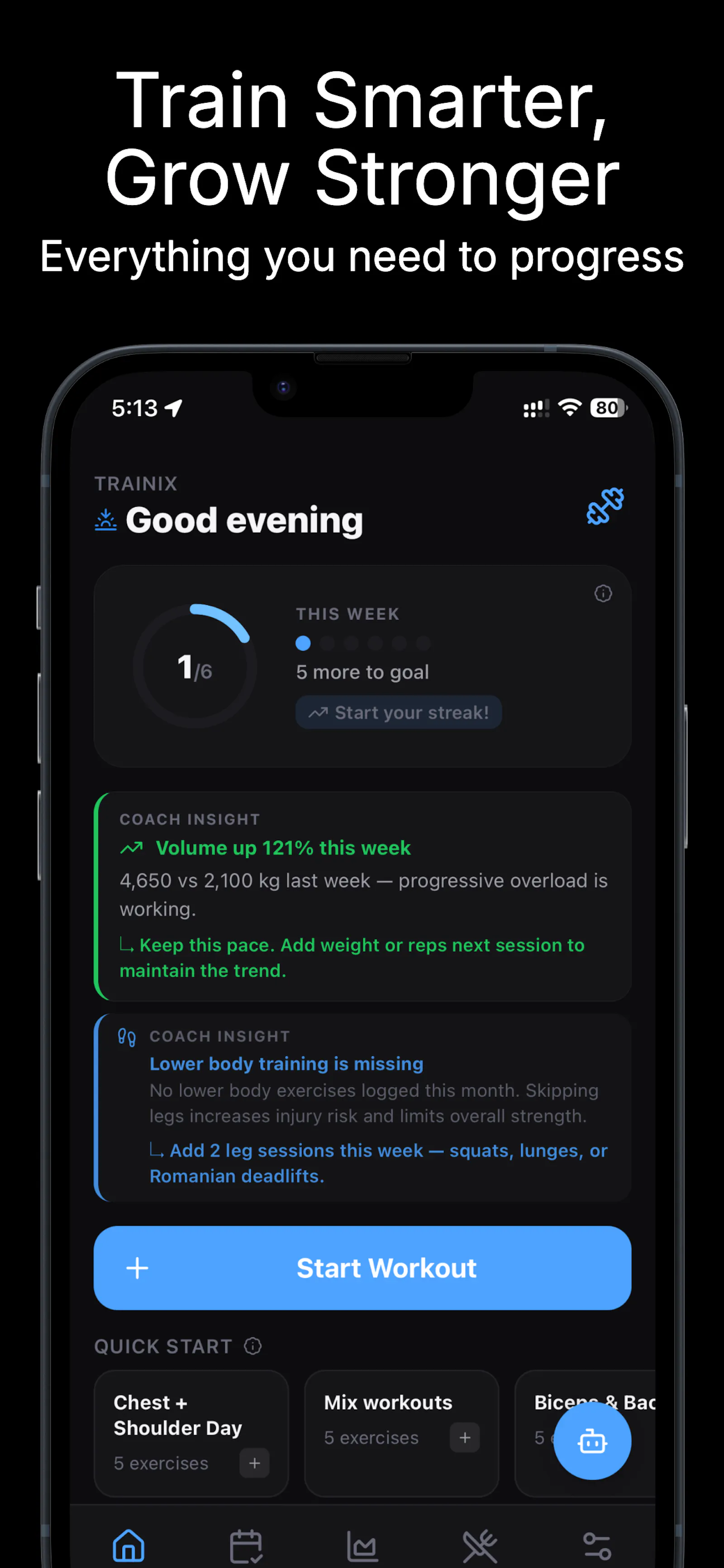 Trainix screenshot 1