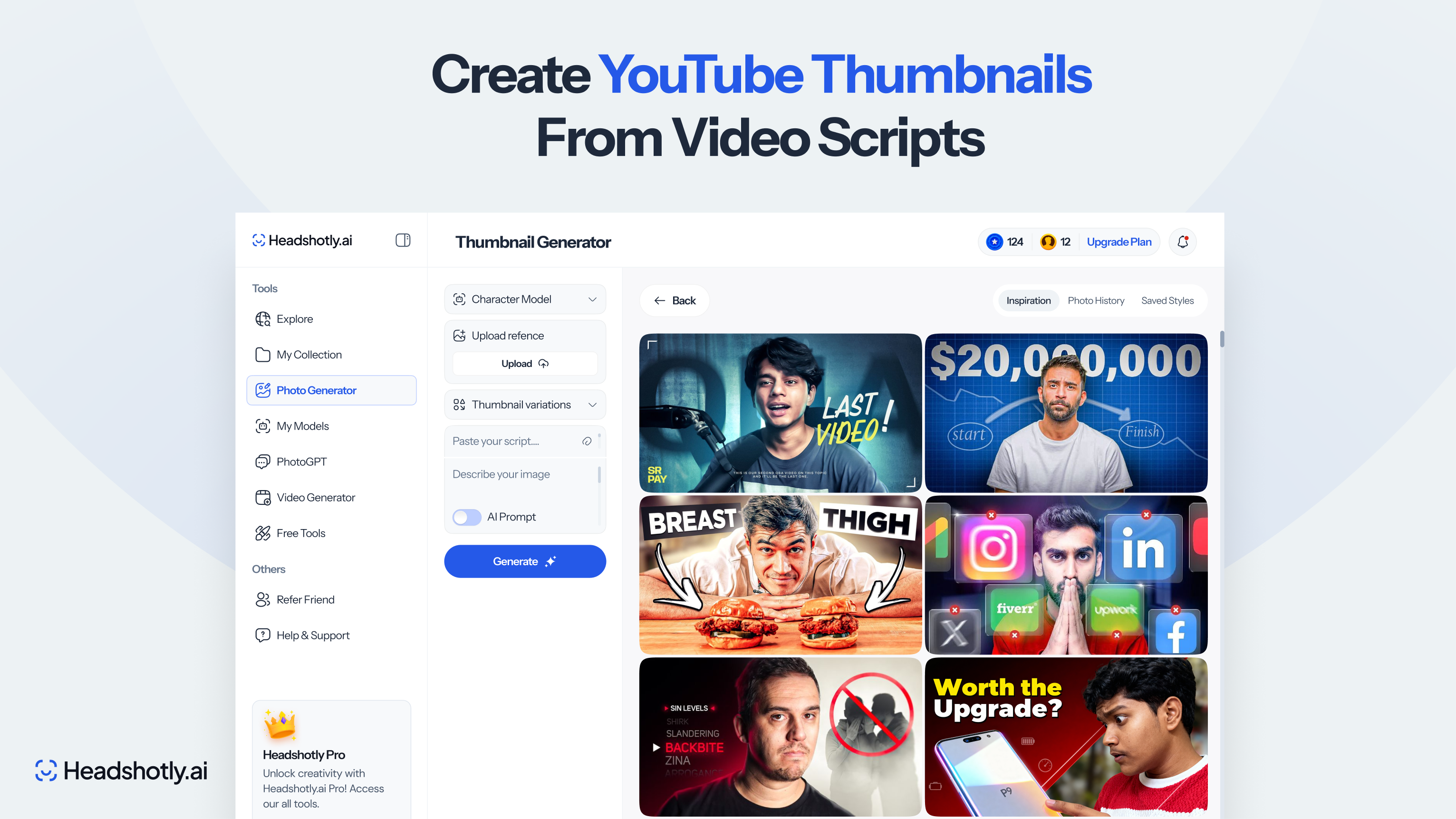Headshotly.ai - Screenshot 3 showing product features and functionality