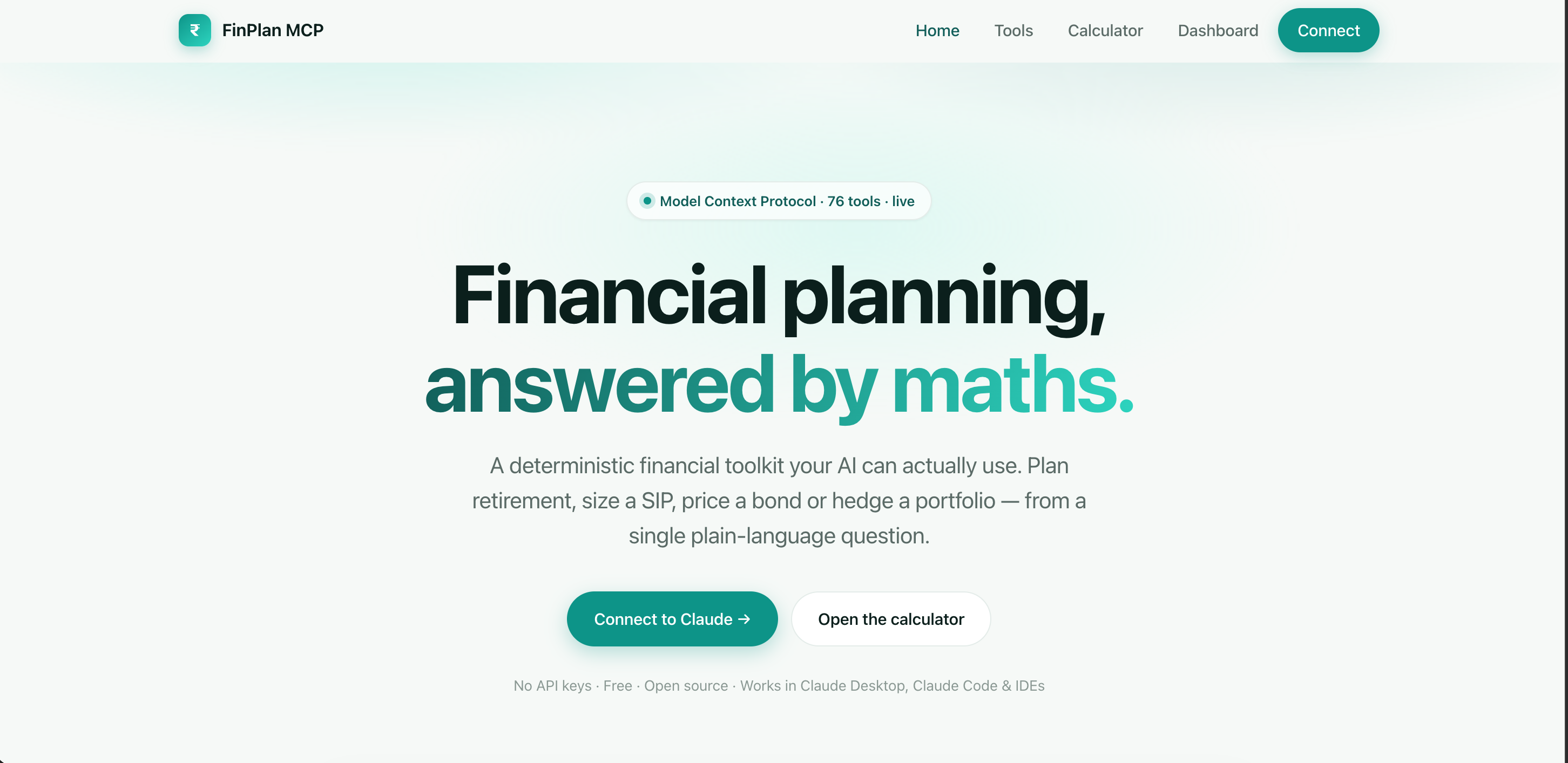 FinPlan MCP