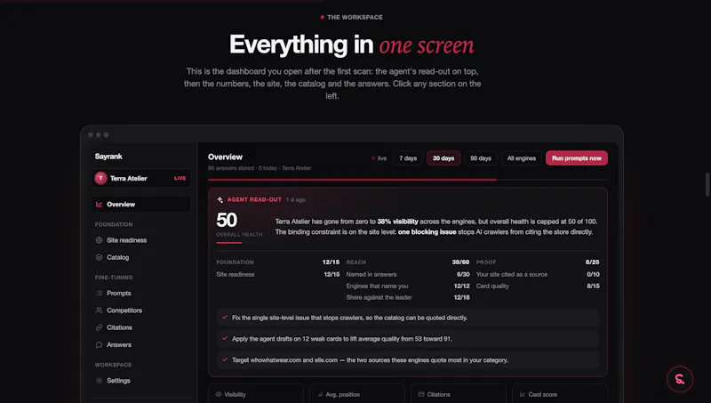 Sayrank screenshot 5