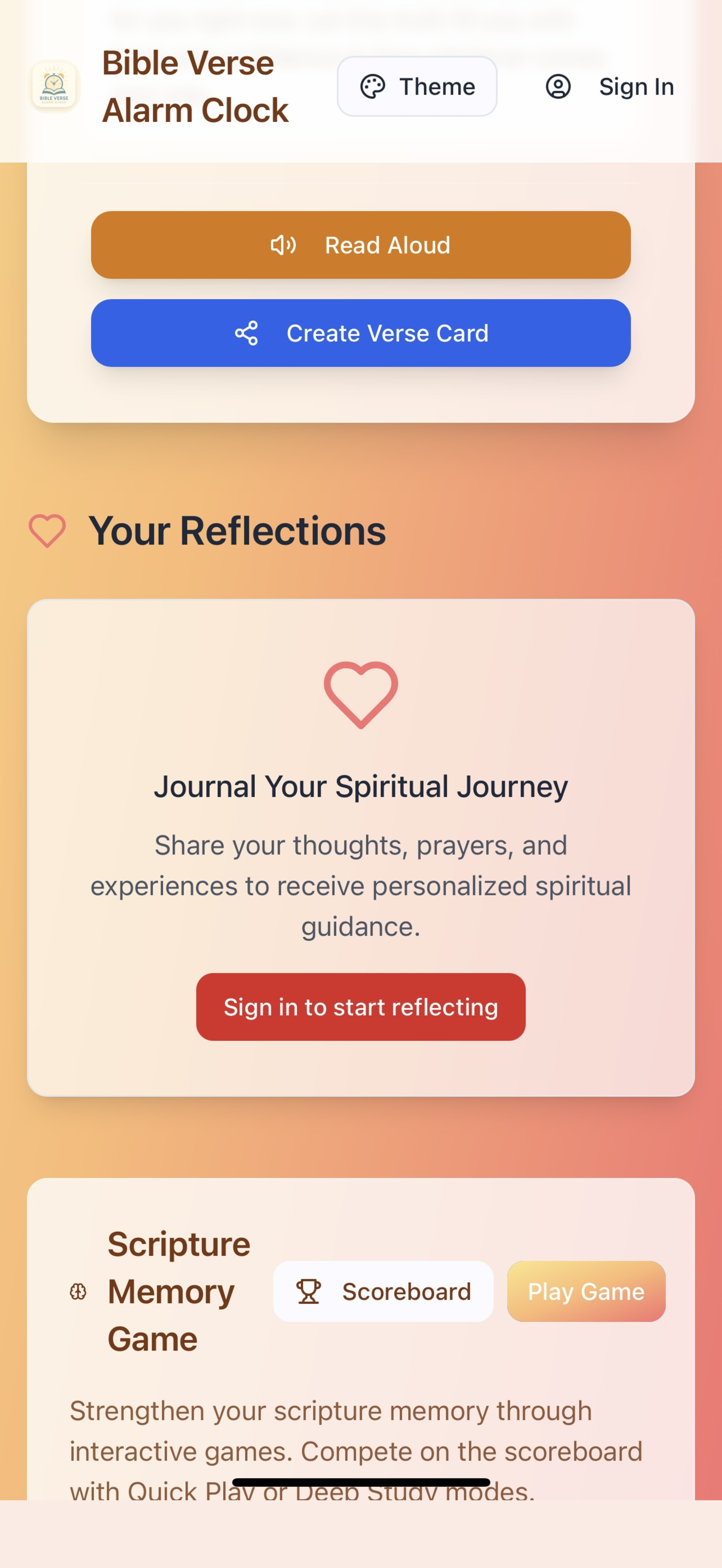 Bible Verse Alarm Clock gallery image