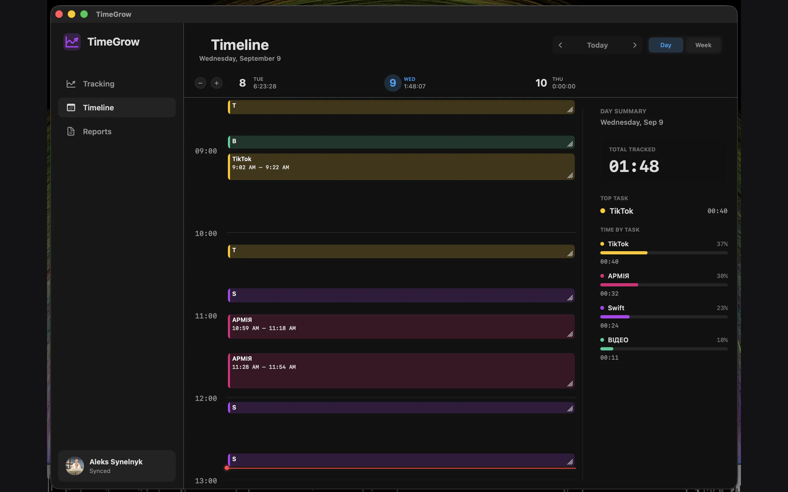 TimeGrow+ — Automatic Time Tracker gallery image