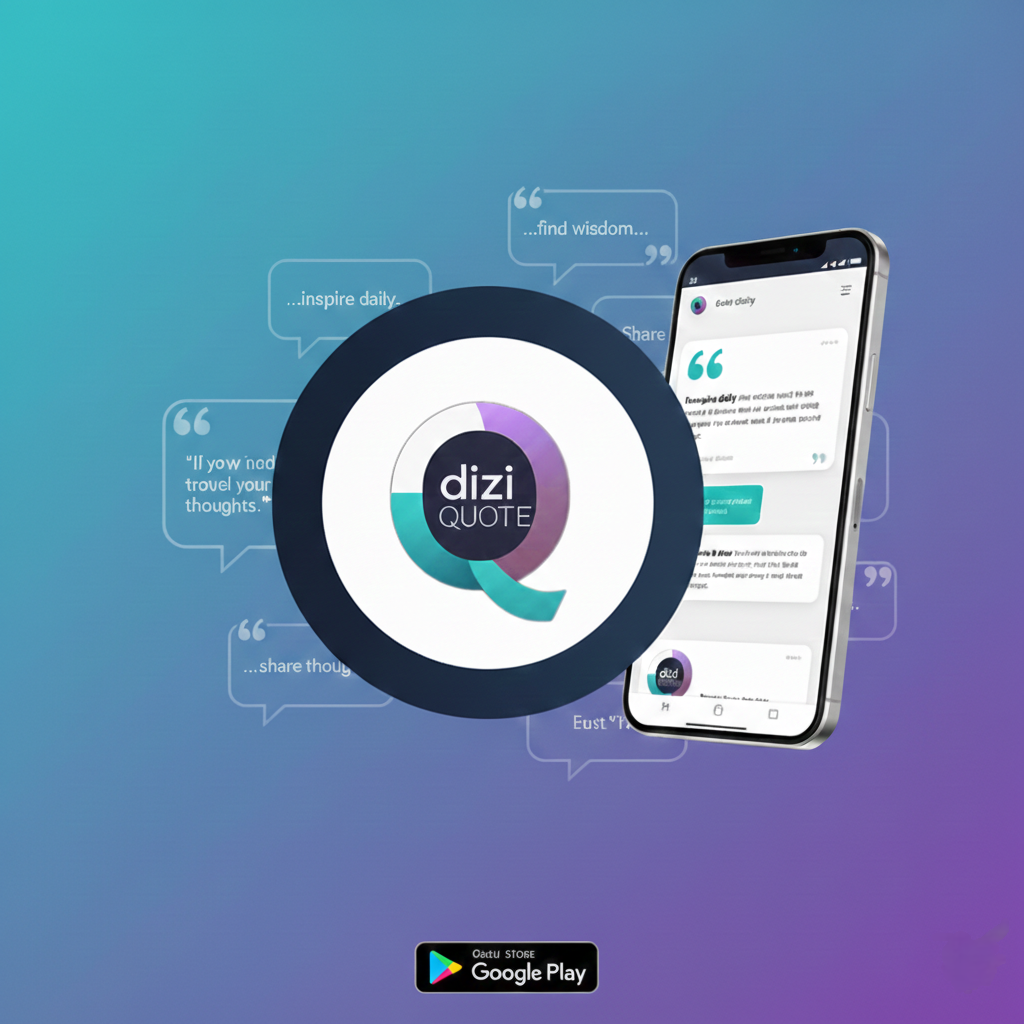 DiziQuote - TV Series Quotes Collector  - Product Hunt launch logo and brand identity