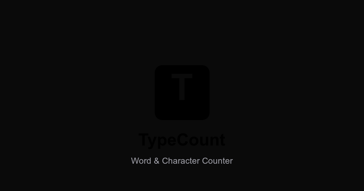 TypeCount gallery image