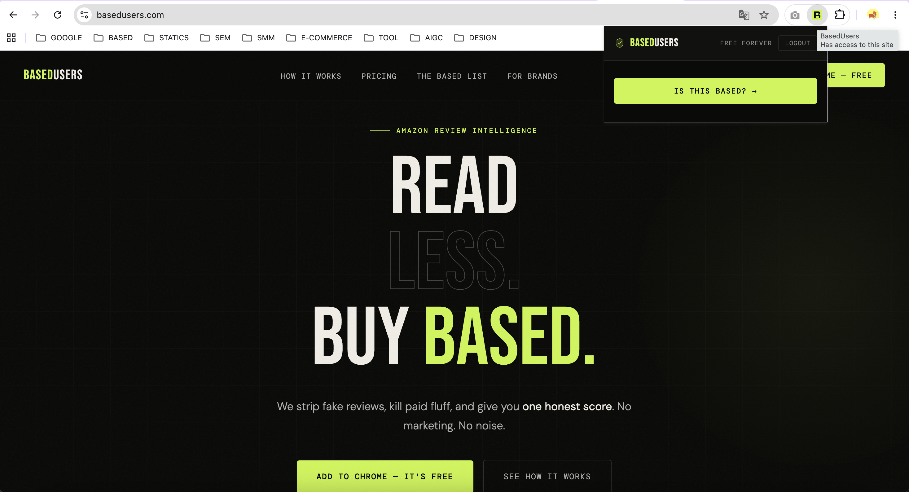 BasedUsers — Read Less. Buy Smarter. gallery image