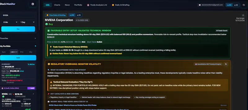 Stock Monitor Pro screenshot 1