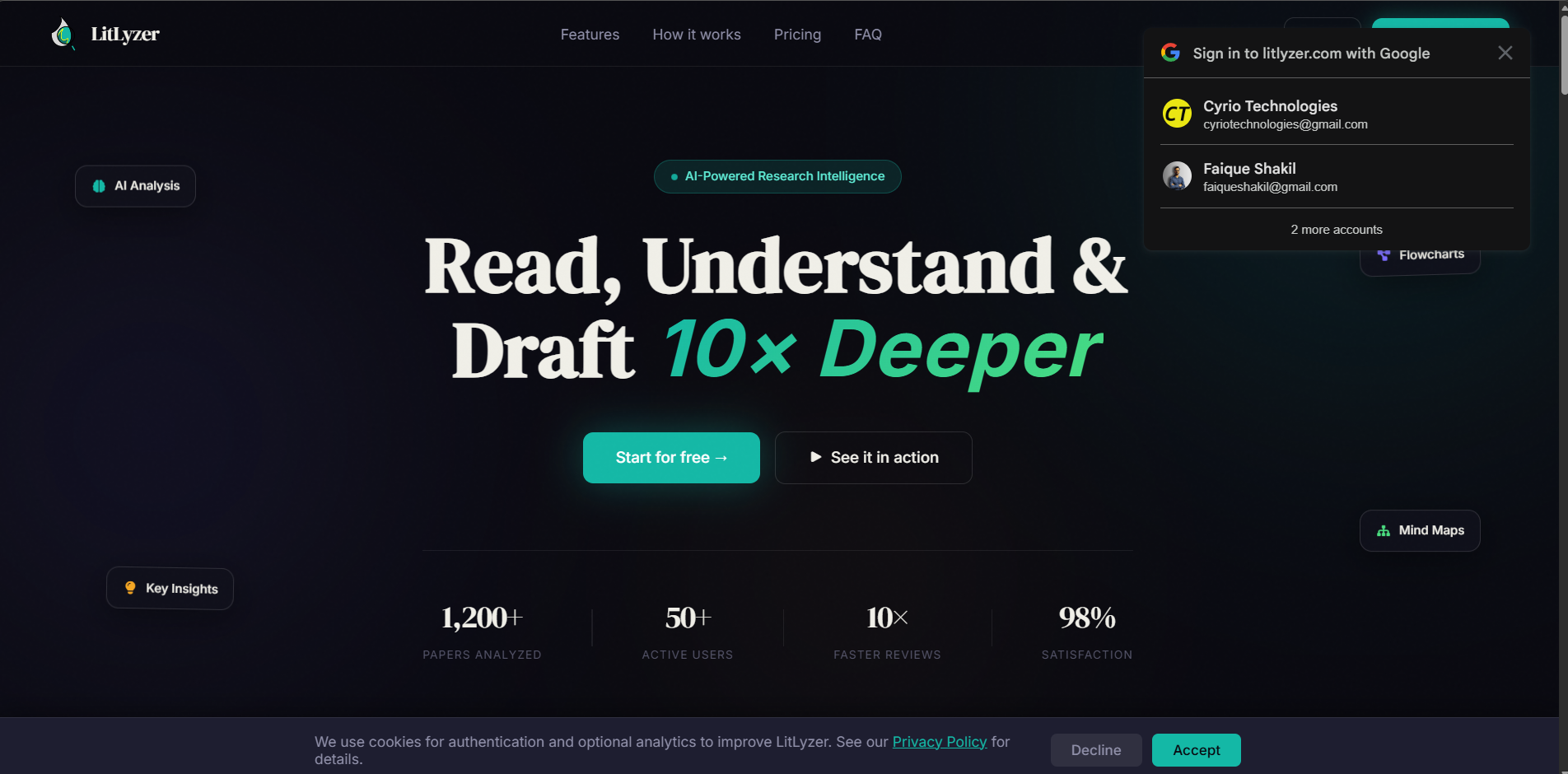 LitLyzer - Research Intelligence gallery image
