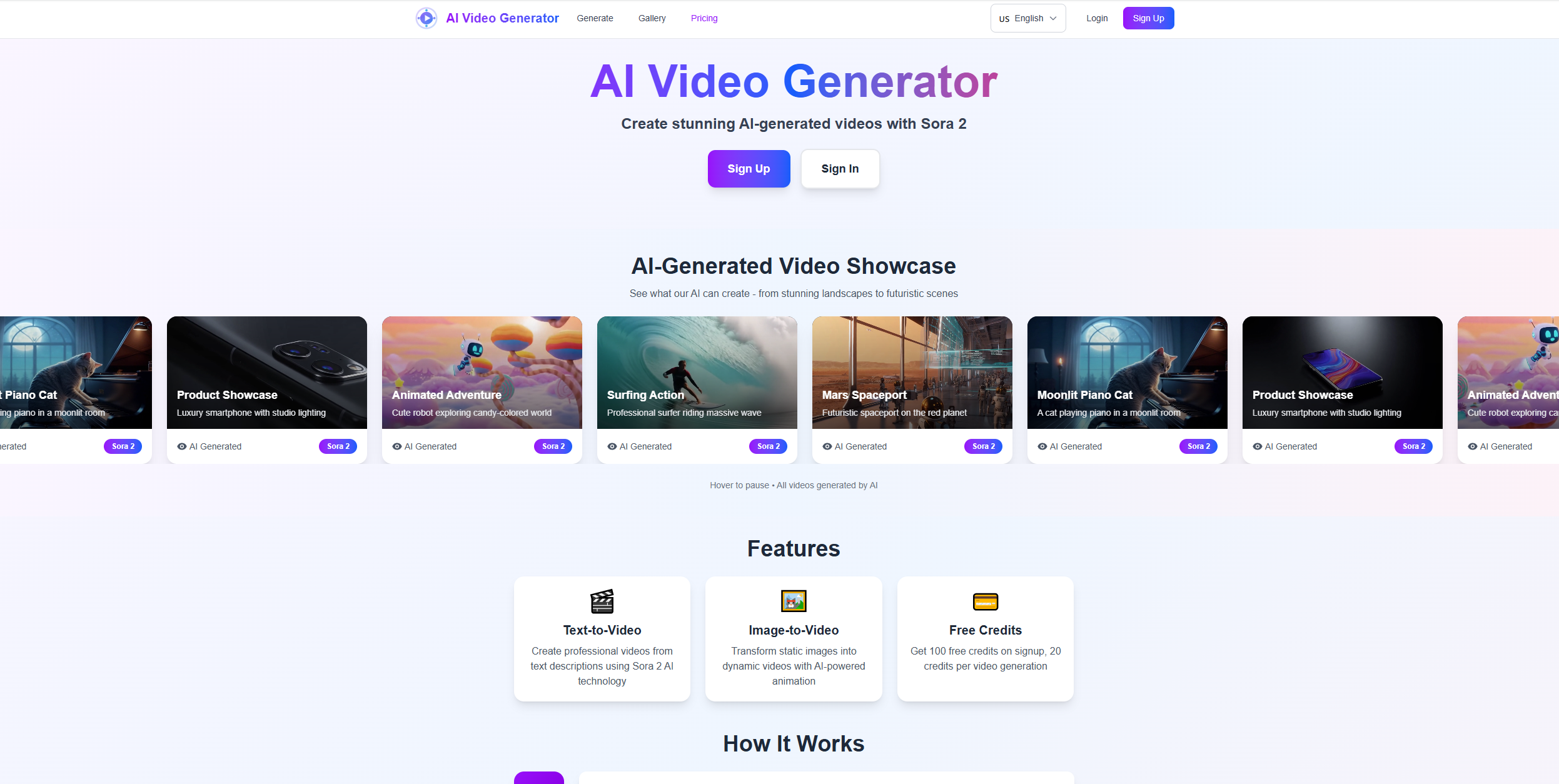 AI Video Generator - Powered By Sora2 gallery image