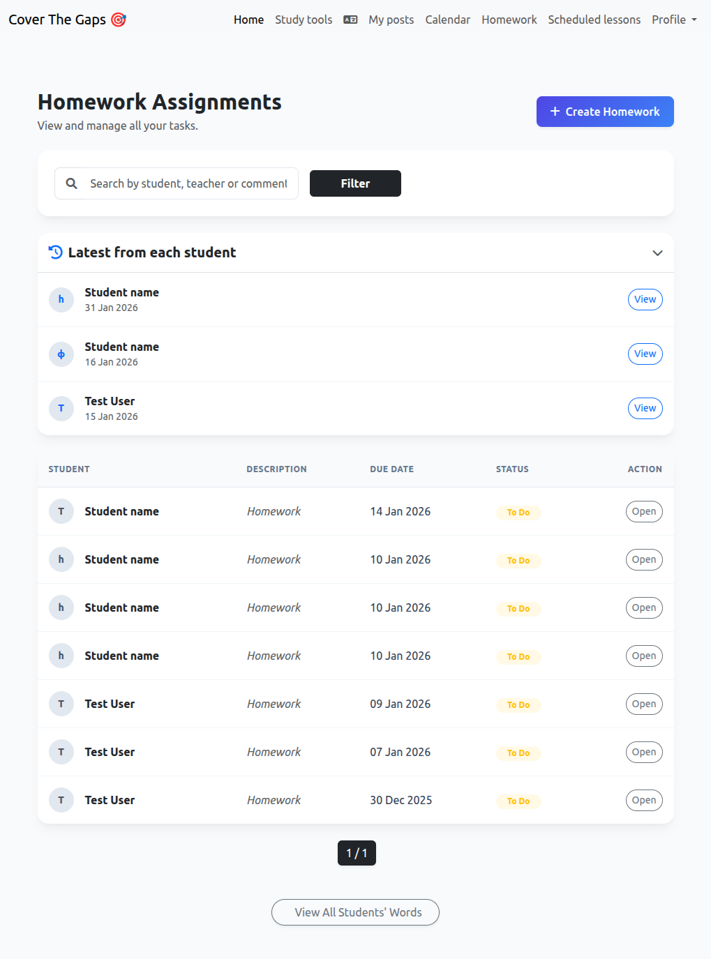 Cover The Gaps - Screenshot 5 showing product features and functionality