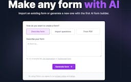 AI Form Builder media 1