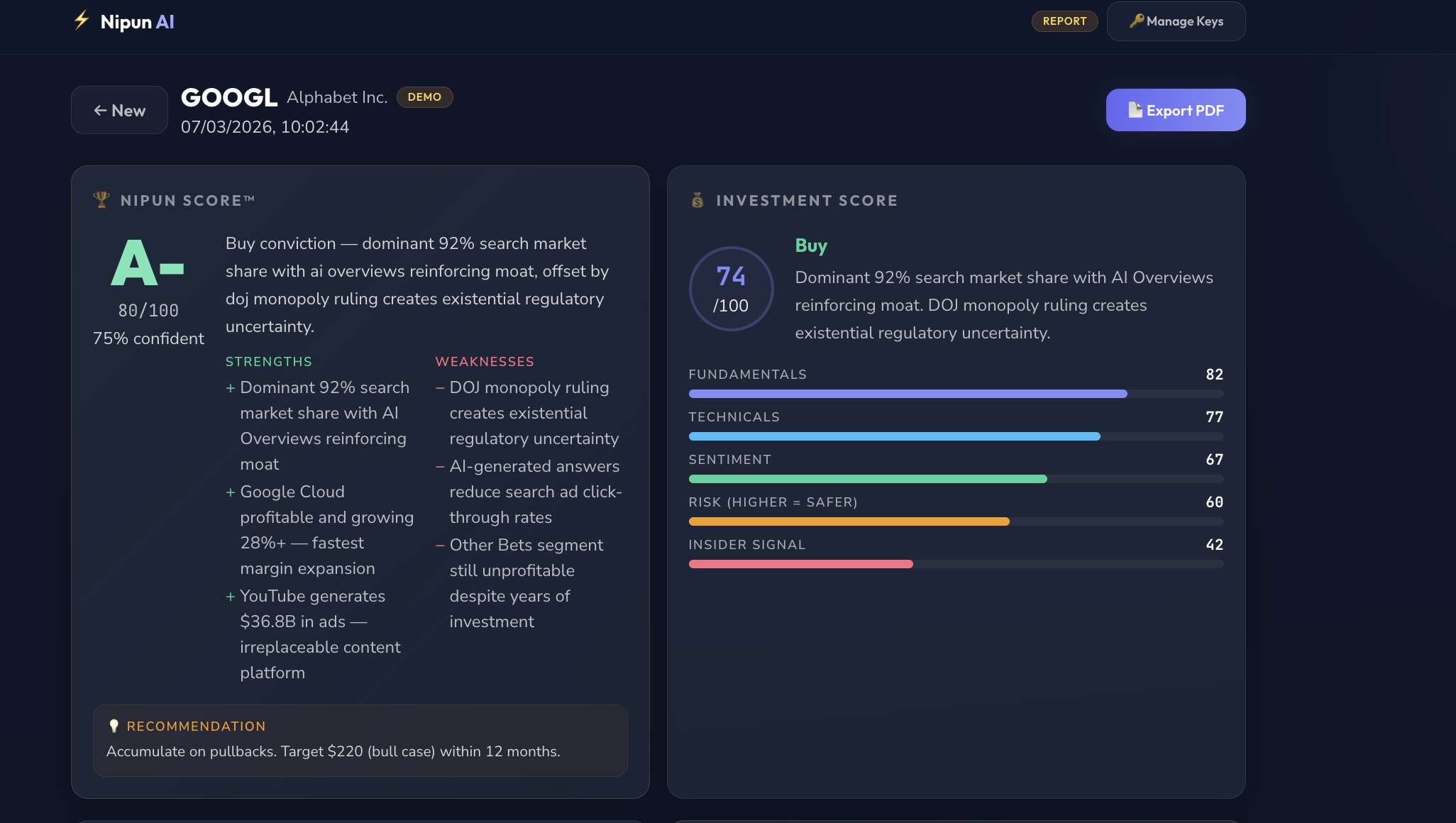 Nipun AI - Screenshot 3 showing product features and functionality