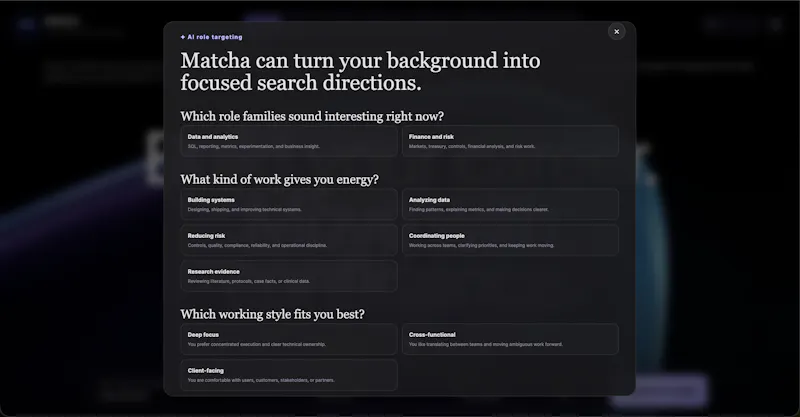 Matcha Job Search screenshot 2