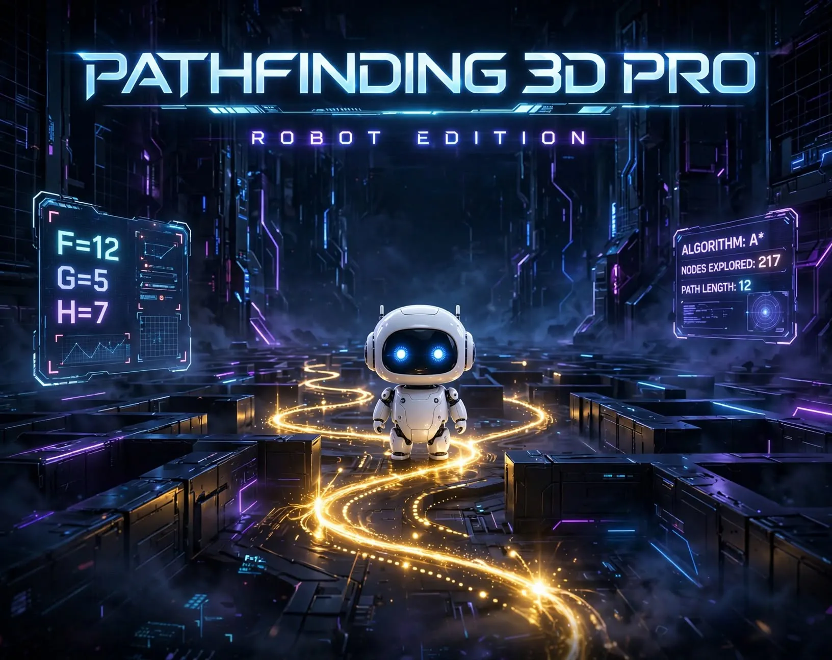 Pathfinding Visualizer 3D Pro™ -play now