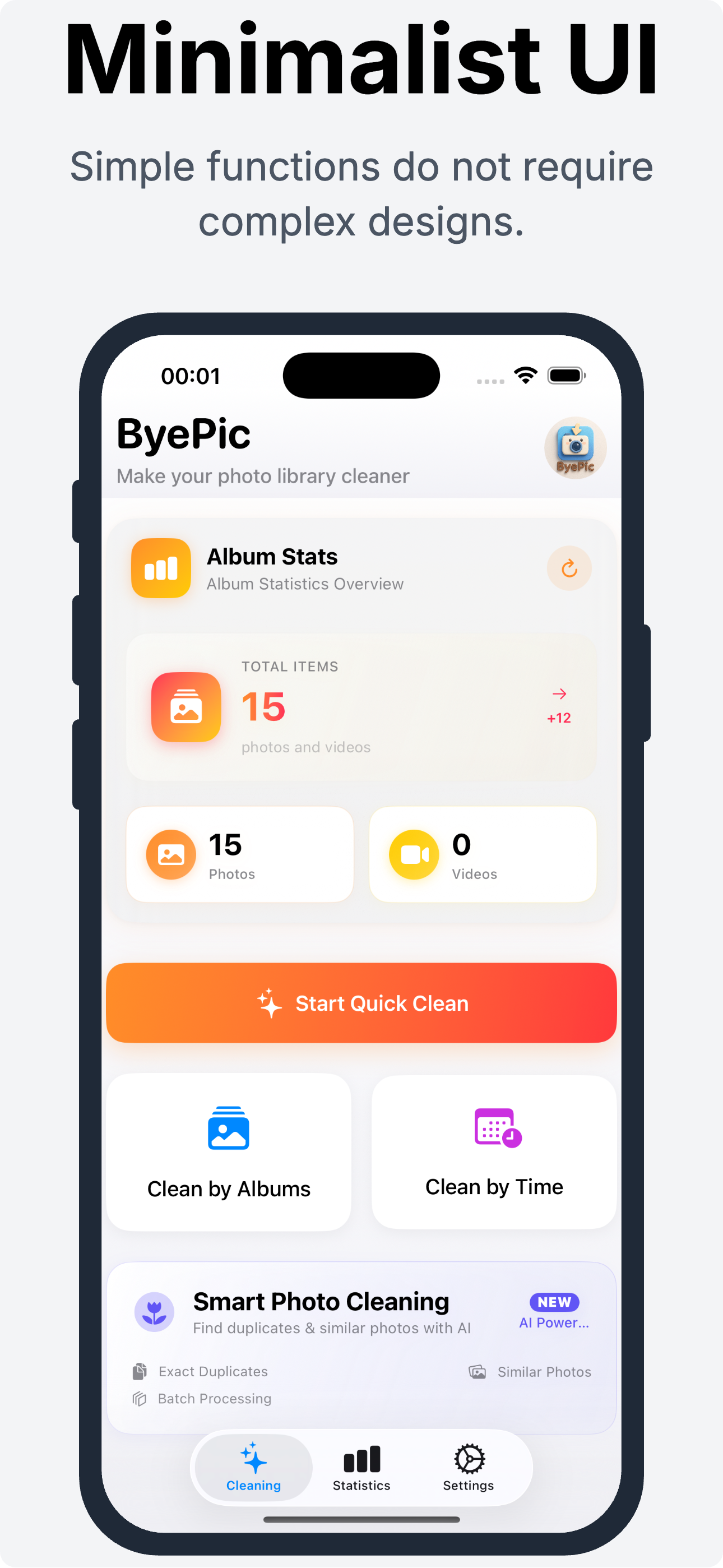 ByePic - Main product screenshot demonstrating key features and user interface
