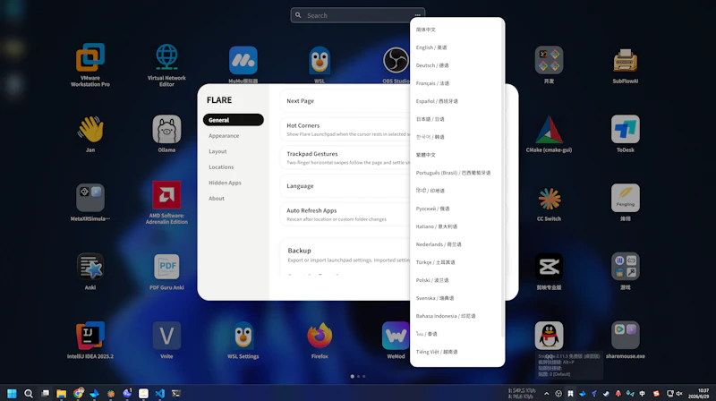 Flare Launchpad screenshot 4