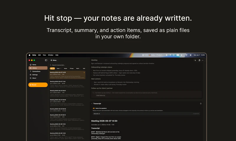 Daisy screenshot 3