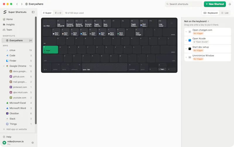 Super Shortcuts screenshot 3