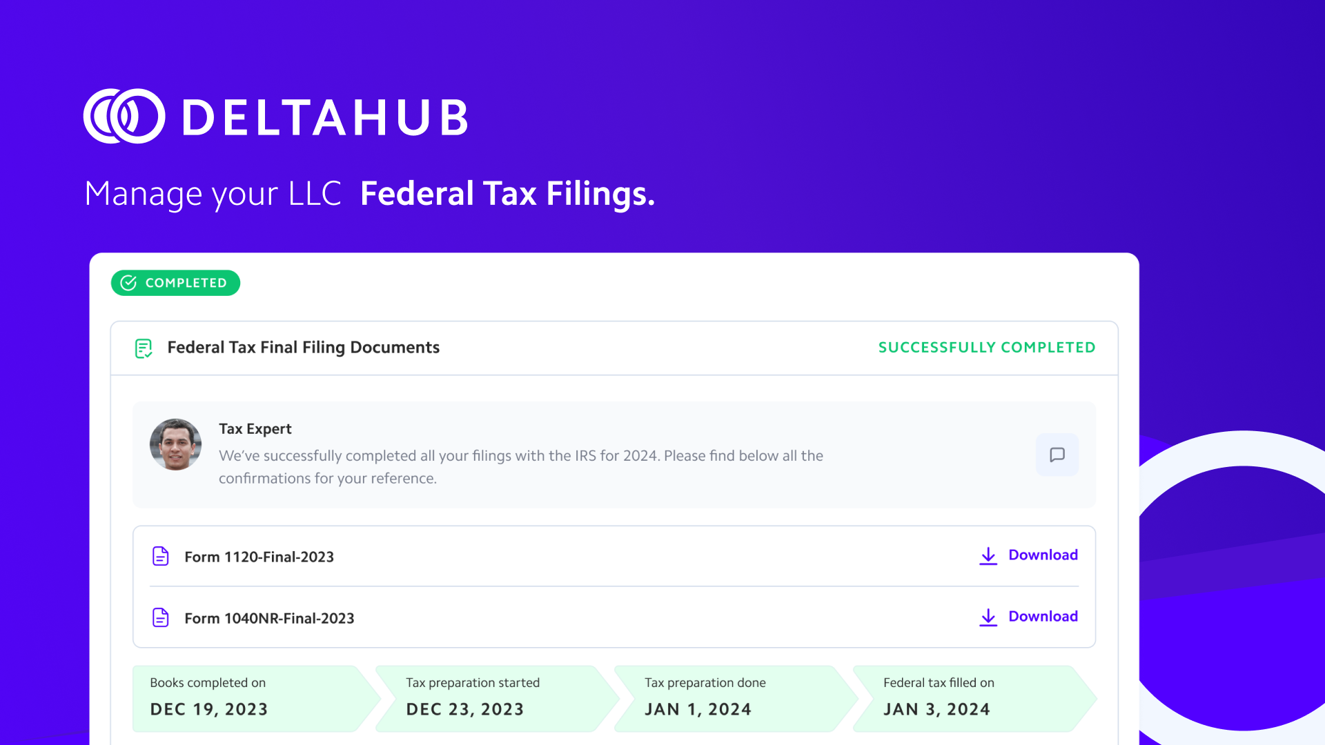 Deletahub - 단일 계획에서 LLC를 설정하고 관리하십시오 미디어 5