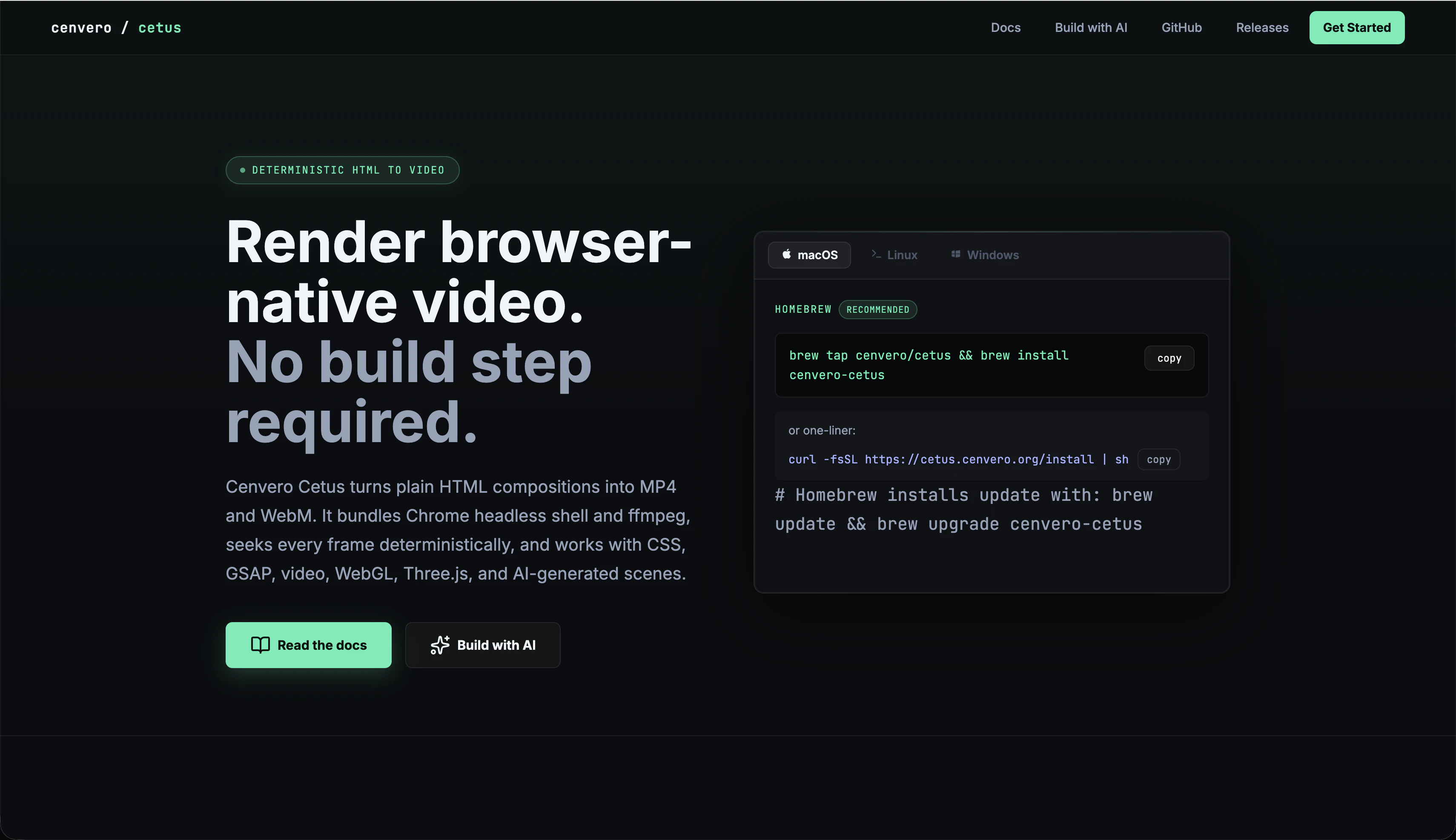Cenvero Cetus screenshot 1