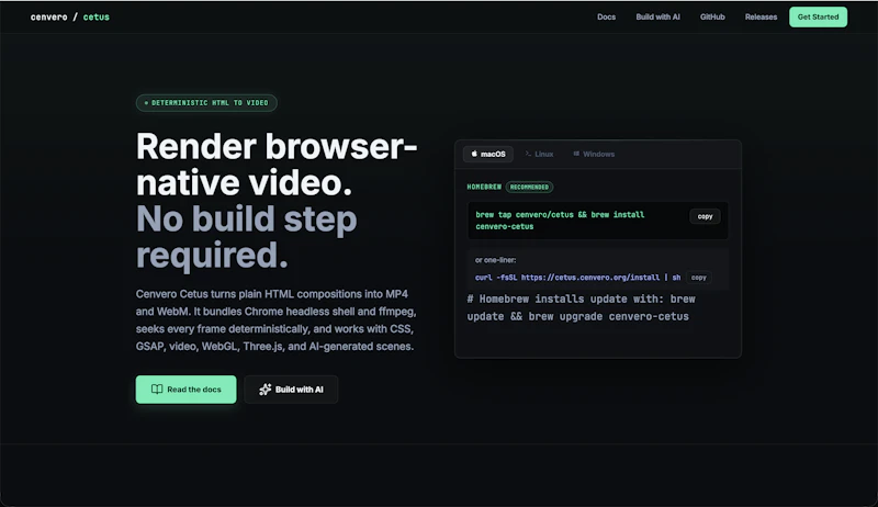 Cenvero Cetus screenshot 1