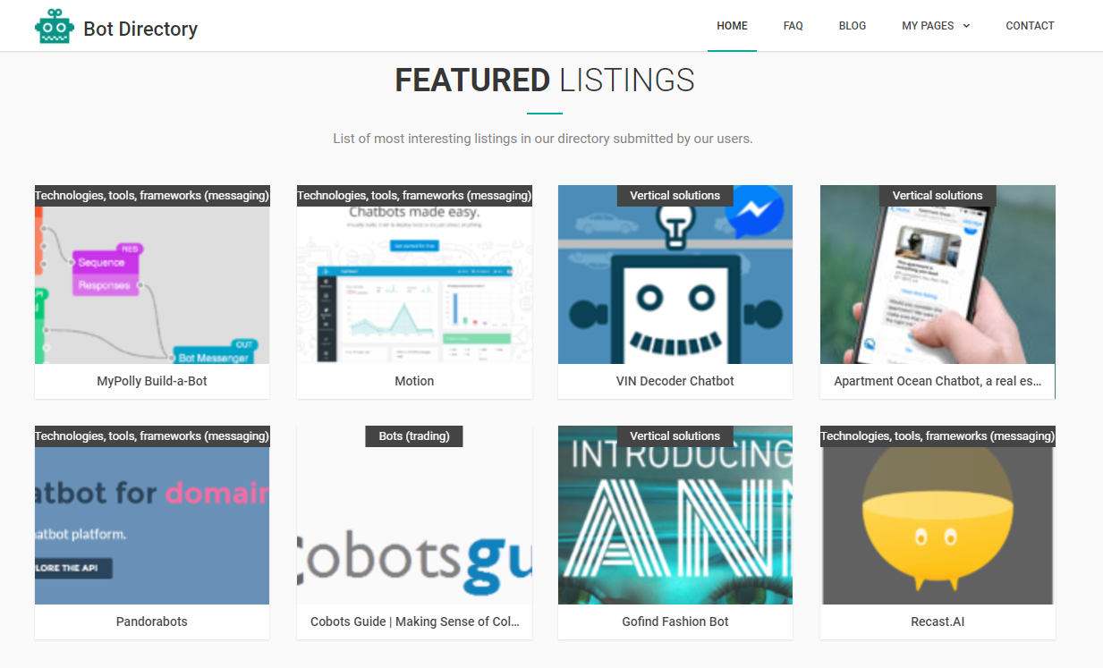 Bot directory gallery image