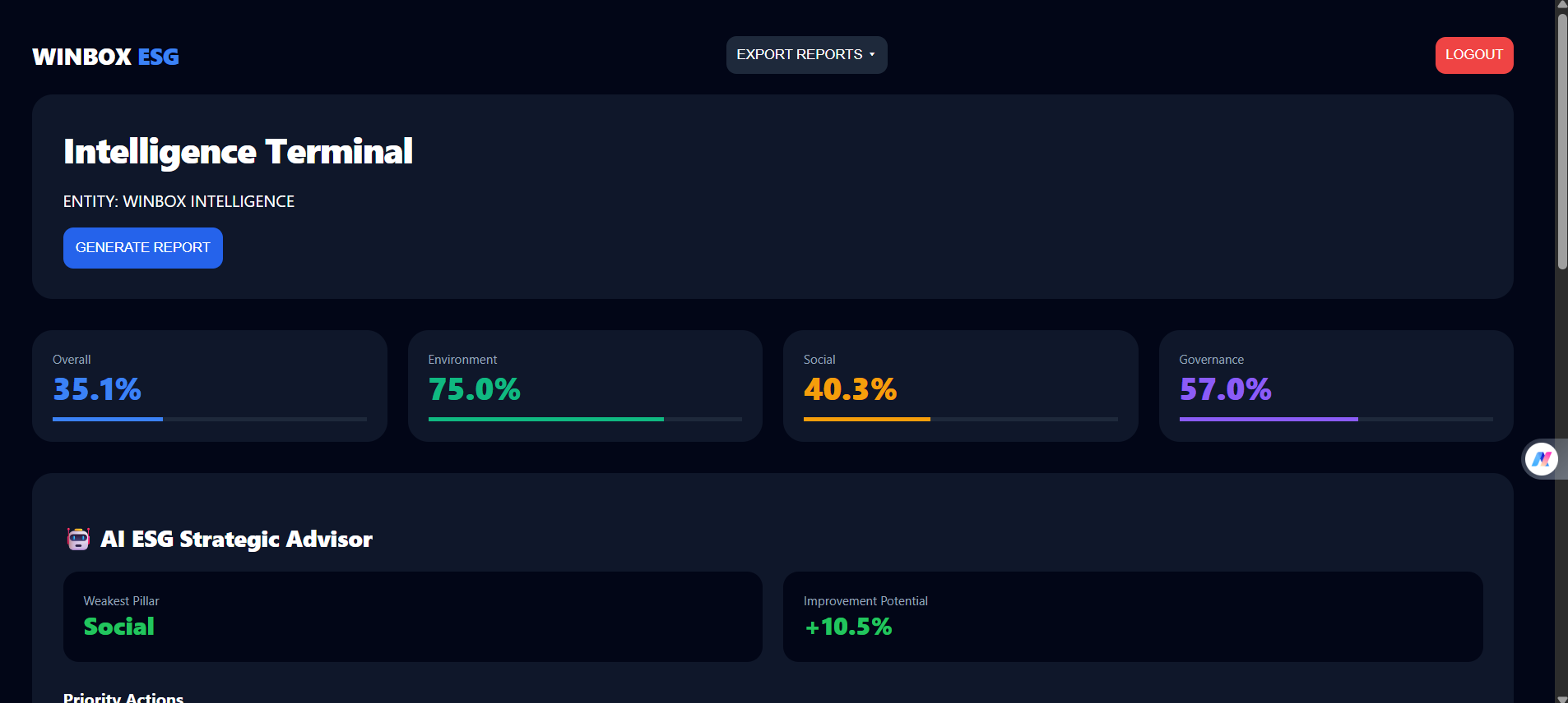 FastESG — ESG Intelligence Platform - Screenshot 3 showing product features and functionality