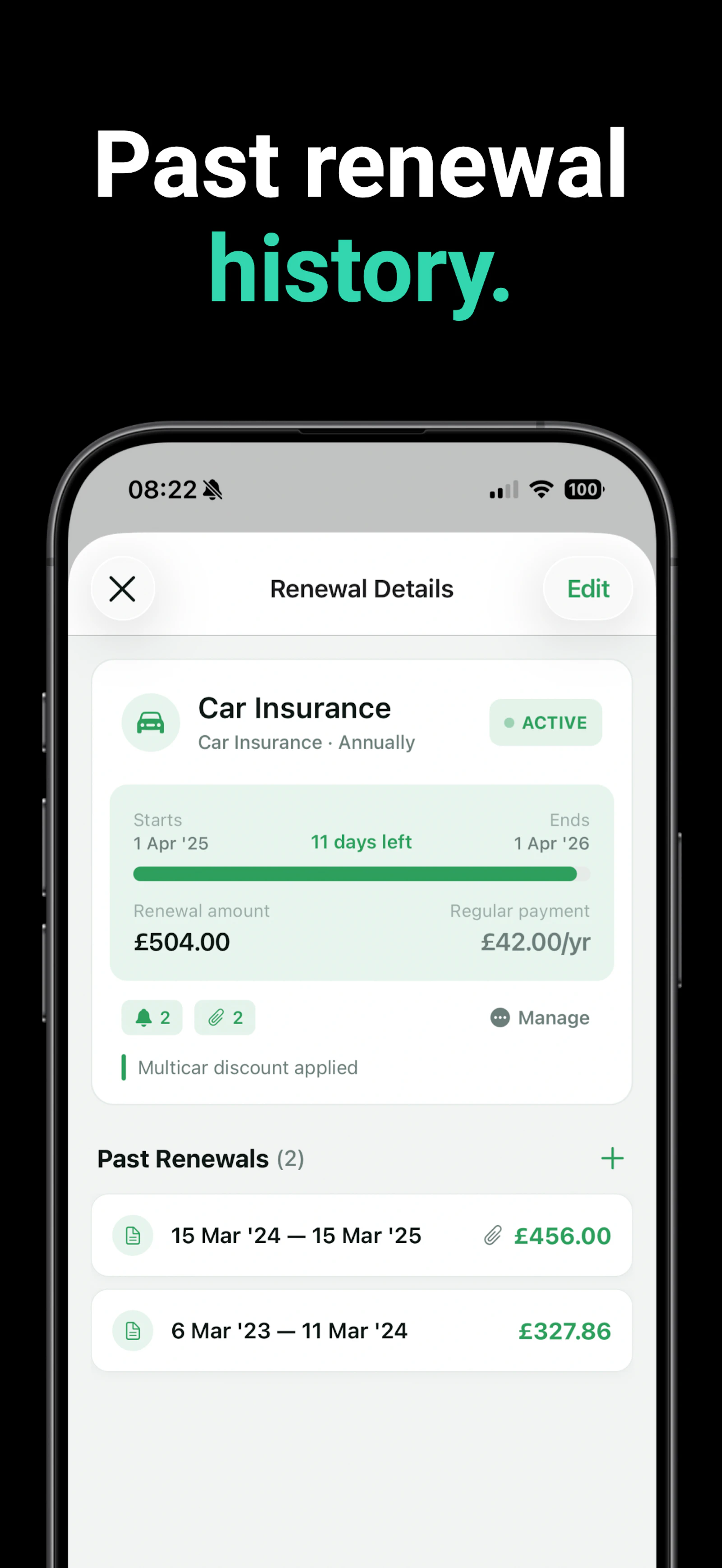 All Renewals: Manager screenshot 7