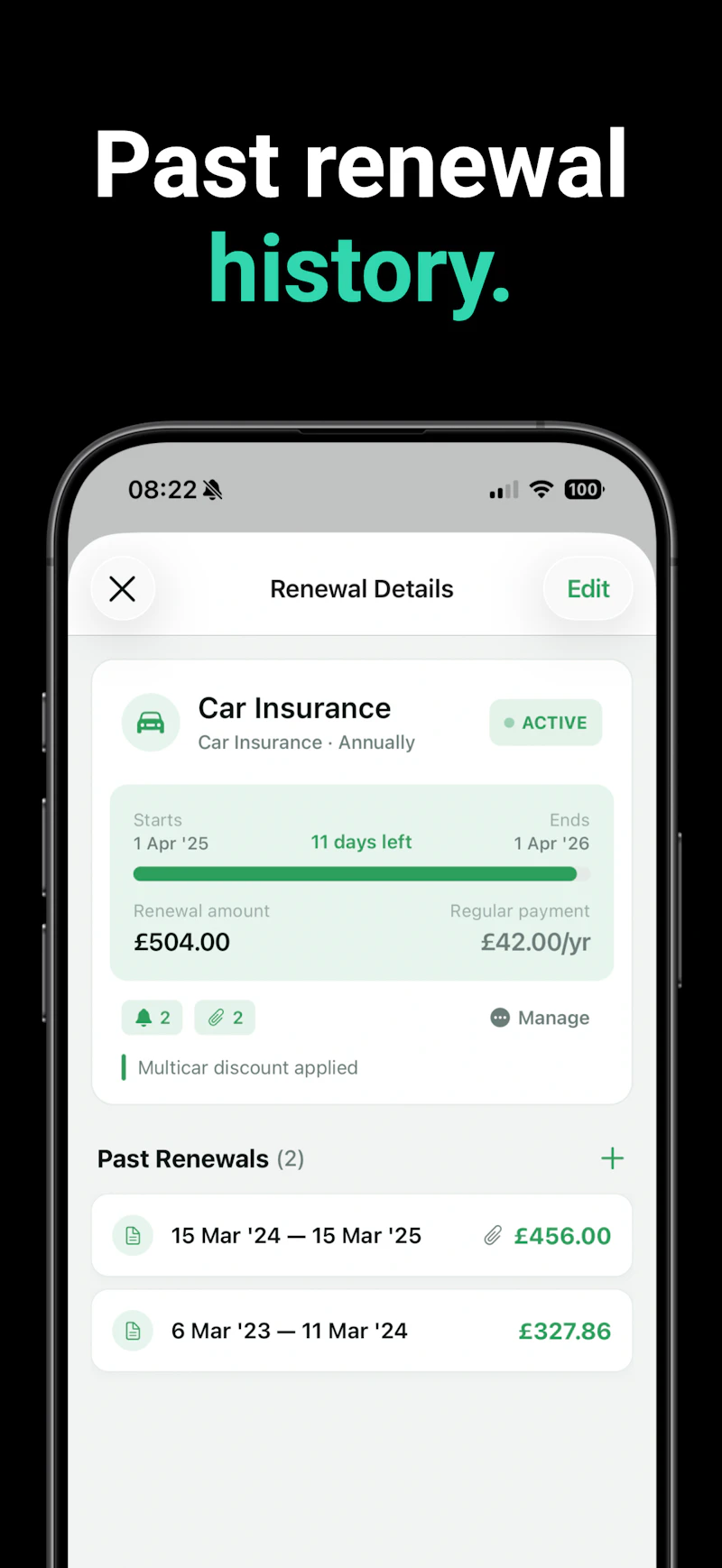 All Renewals: Manager screenshot 7