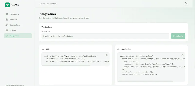 KeyMint — License Key Manager screenshot 4