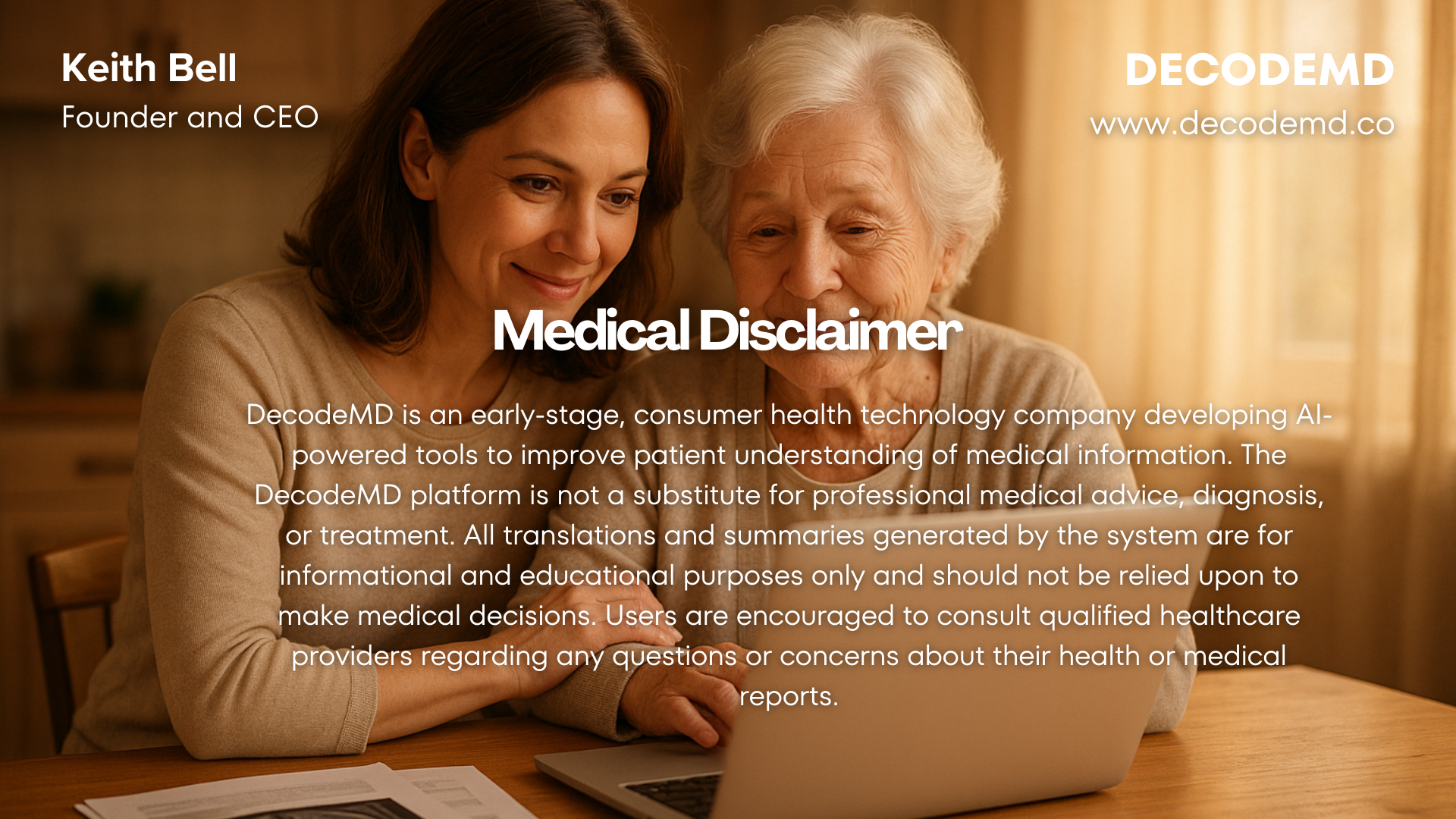 DecodeMD: Medical Report Translator gallery image