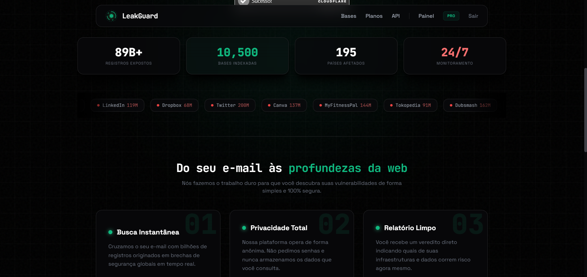 LeakGuard - Dark Web & Data Monitoring gallery image