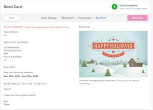 Contactually Printed Cards gallery image