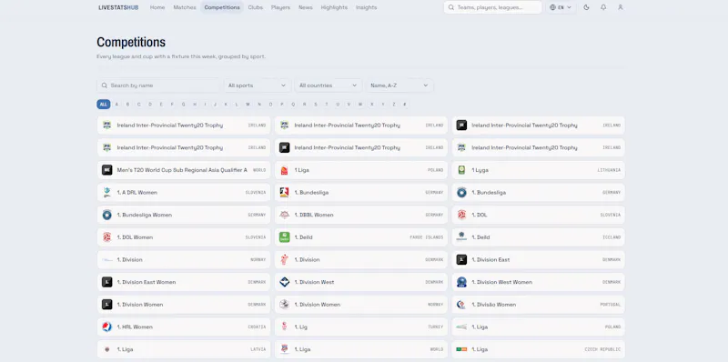 LiveStatsHub screenshot 3