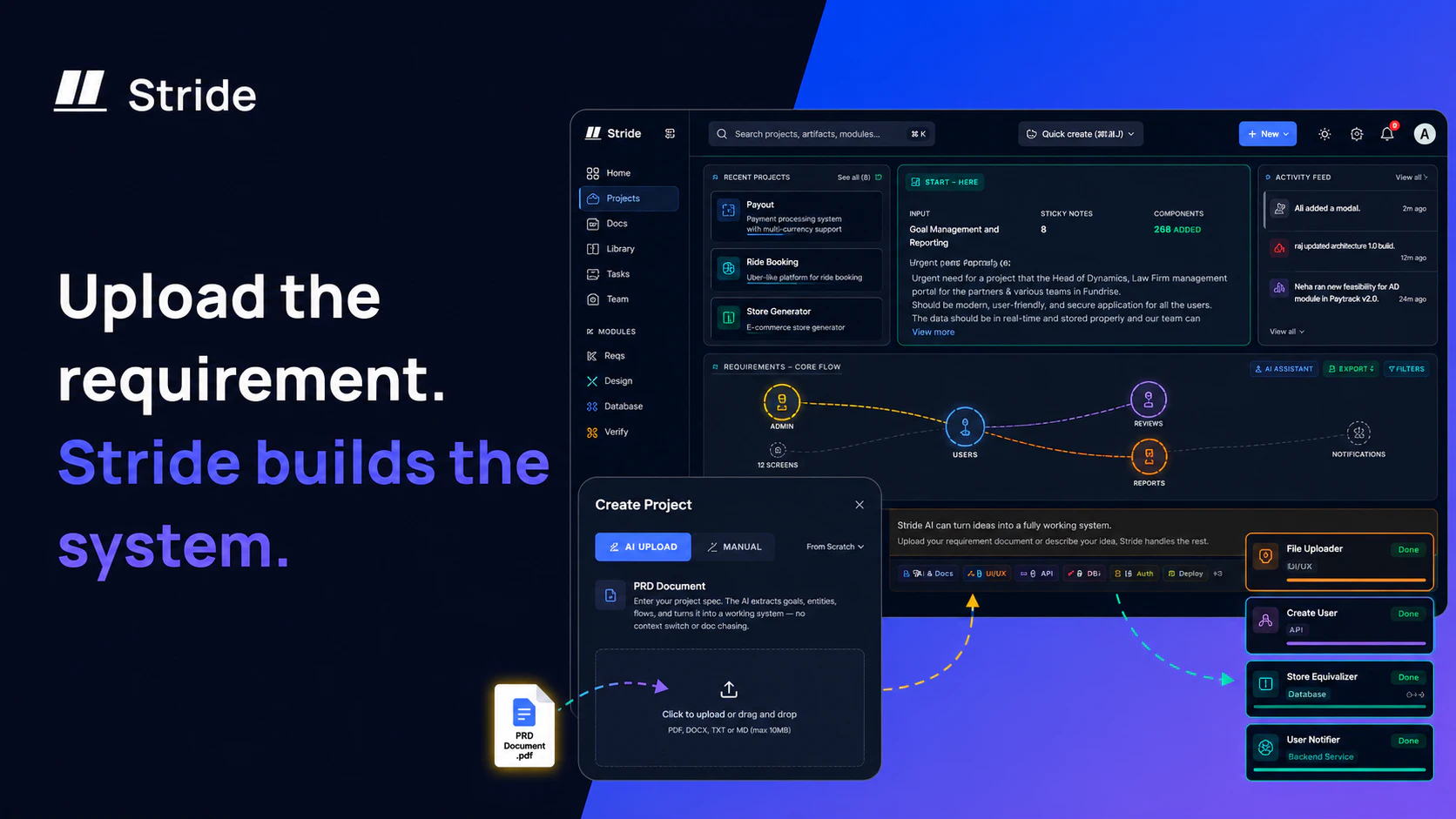 startuptile Stride-The AI workspace that plans designs and ships with you.