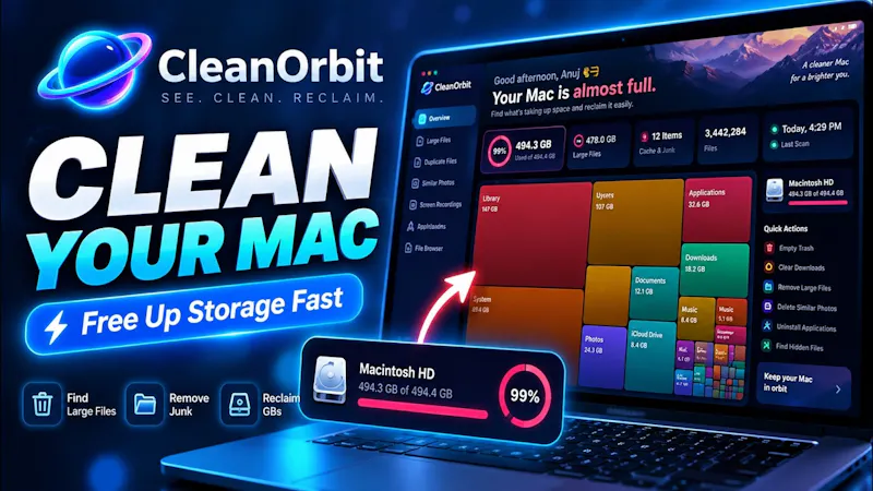 CleanOrbit 2.0 screenshot 1 (video preview)