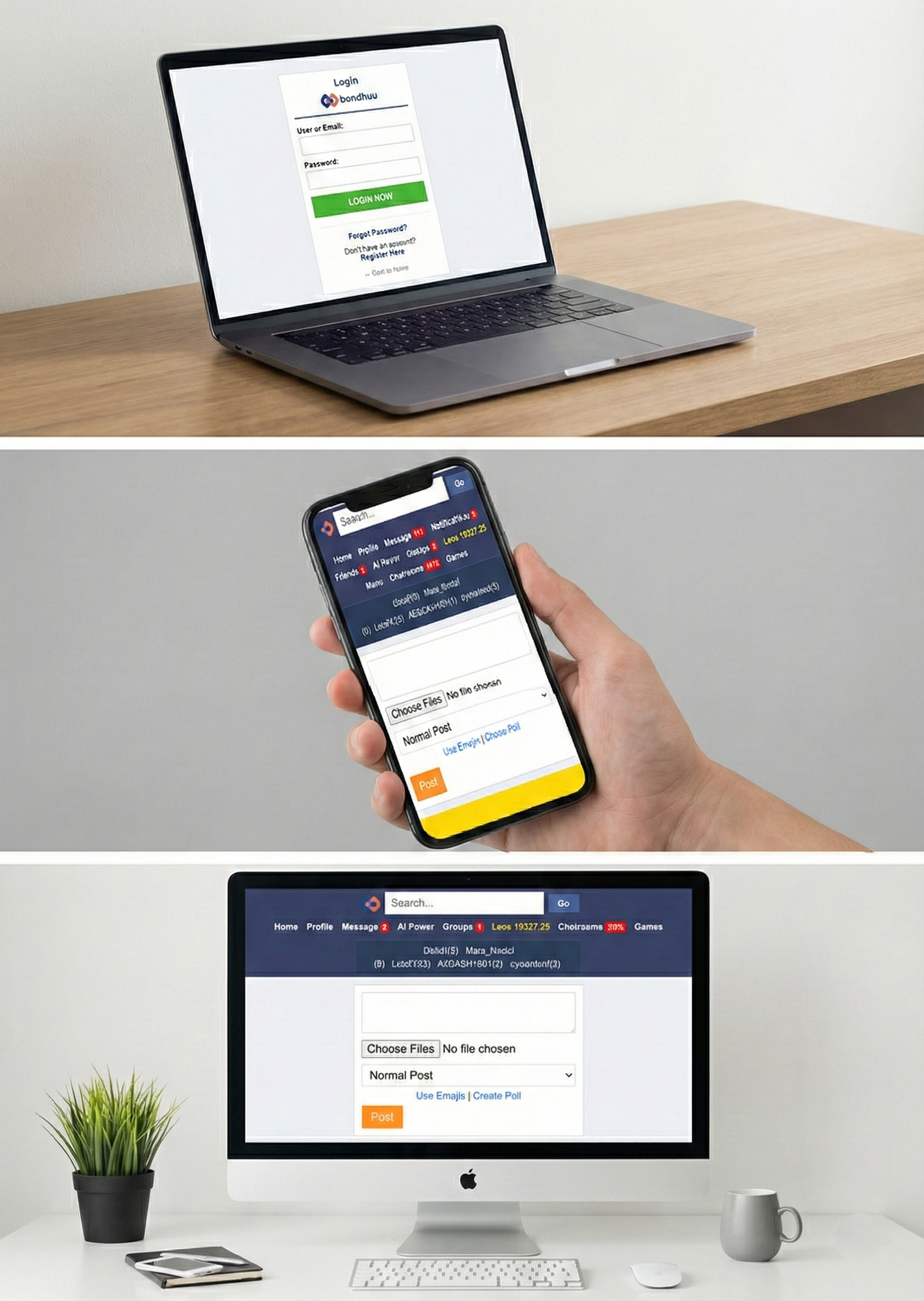 Bondhuu - Screenshot 2 showing product features and functionality