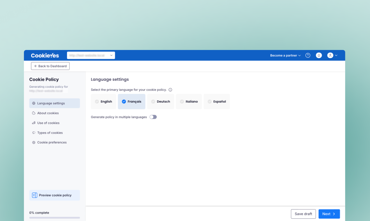 CookiePolicy Generator by CookieYes gallery image