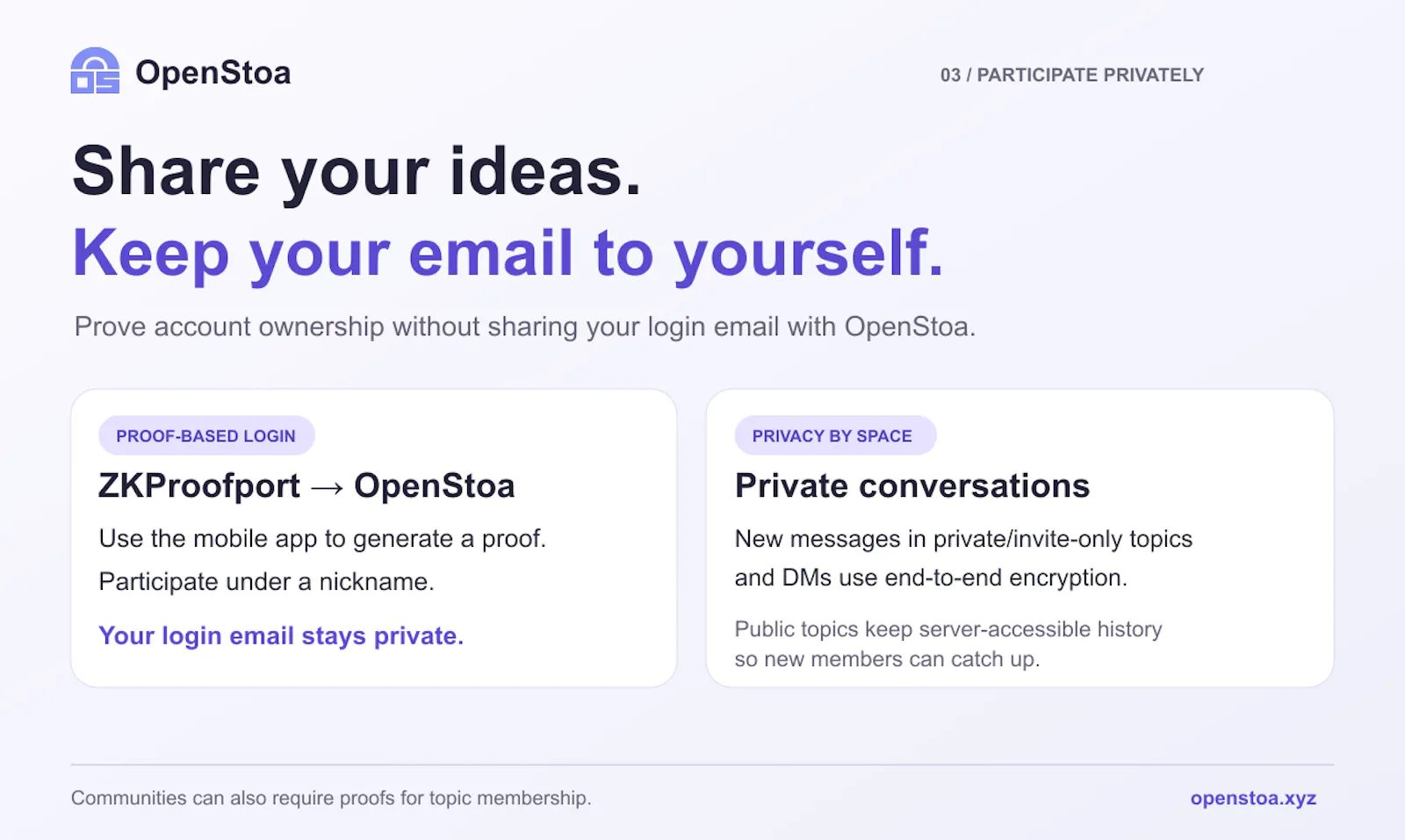 OpenStoa screenshot 3