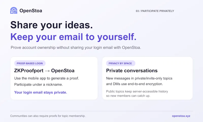 OpenStoa screenshot 3