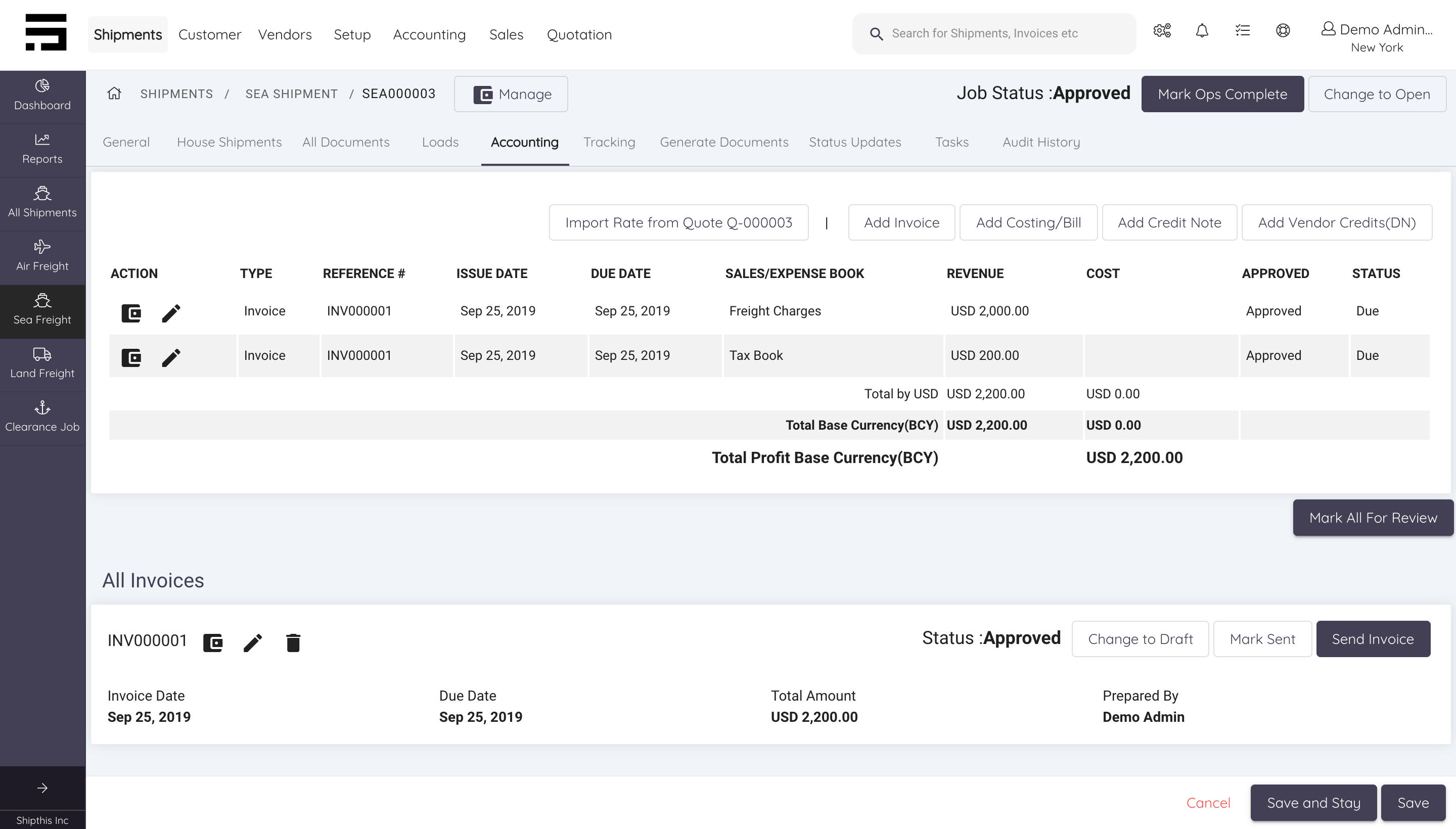 Freight Forwarding Software gallery image