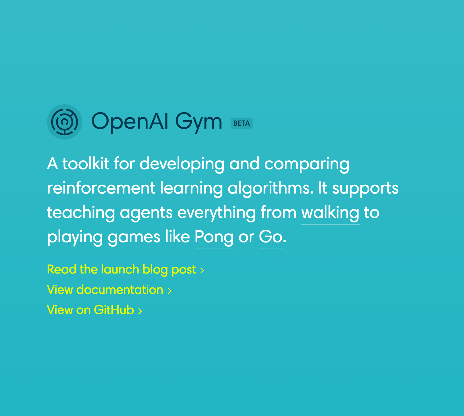 OpenAI Gym Image