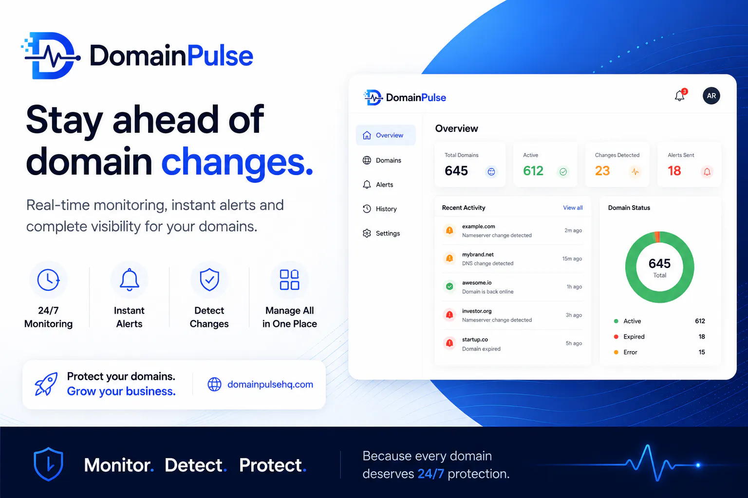 DomainPulse — Domain Monitoring gallery image