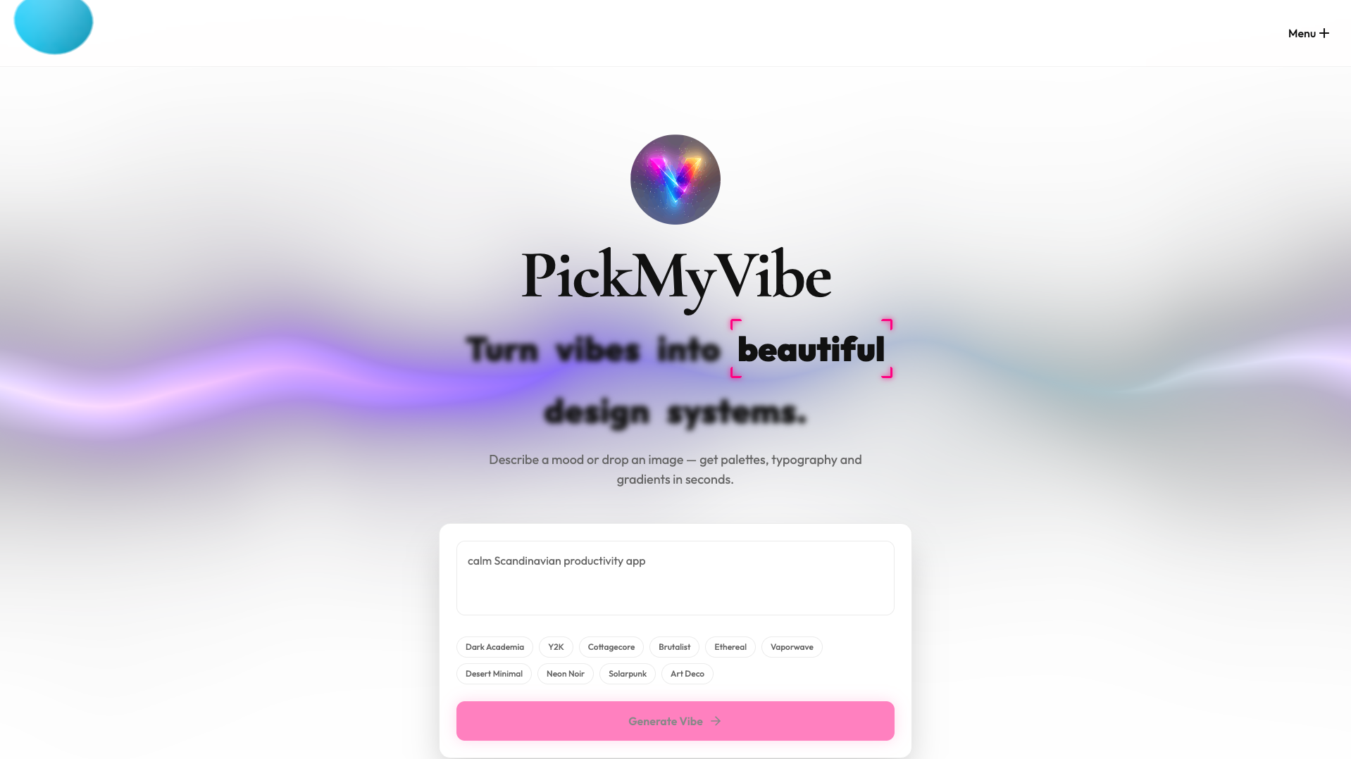 PickMyVibe gallery image