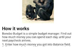 Bonobo Budget for Android media 1